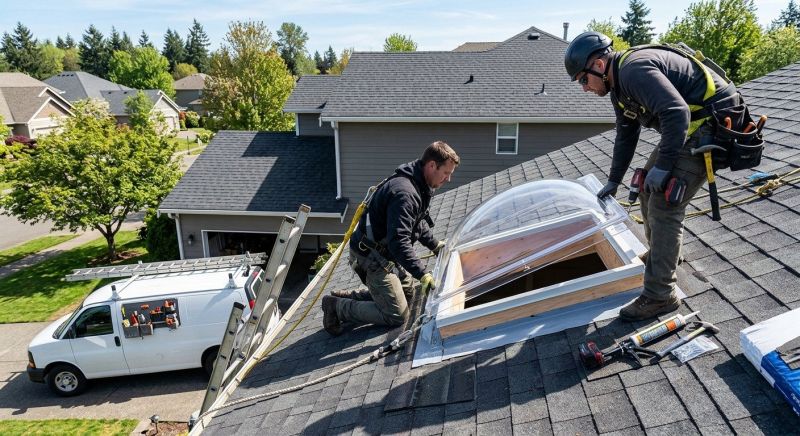Dome Skylight Installation in Tacoma, WA