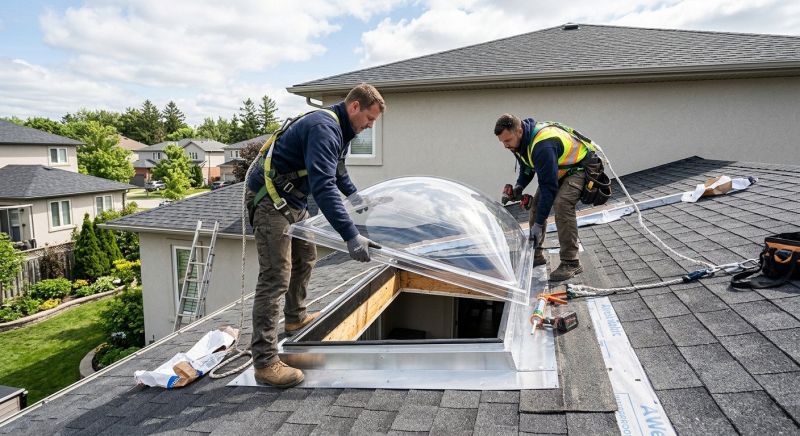 Dome Skylight Replacement in Gig Harbor, WA